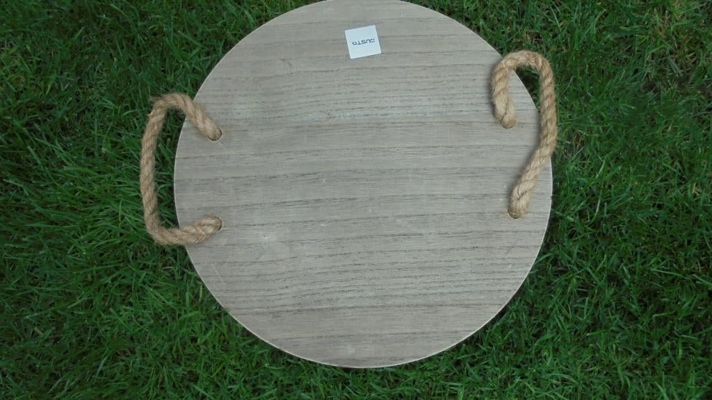 nieuw, rond houten serveerplank, doorsnee  35H5cm, Huis en Inrichting, Ophalen of Verzenden, Nieuw