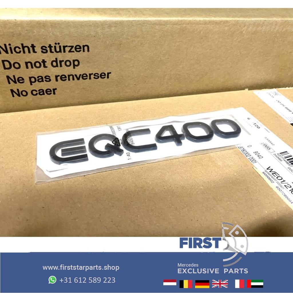 Mercedes N293 W293 EQC 400 ACHTERKLEP BADGE origineel Merced, Auto-onderdelen, Gebruikt, -, Ophalen of Verzenden, Achter