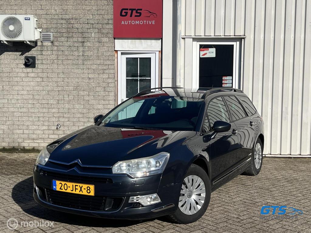 Citroen C5 Tourer 2.0 16V Ligne Business Trekhaak Navigatie, Voorwielaandrijving, Gebruikt, Zwart, 4 cilinders