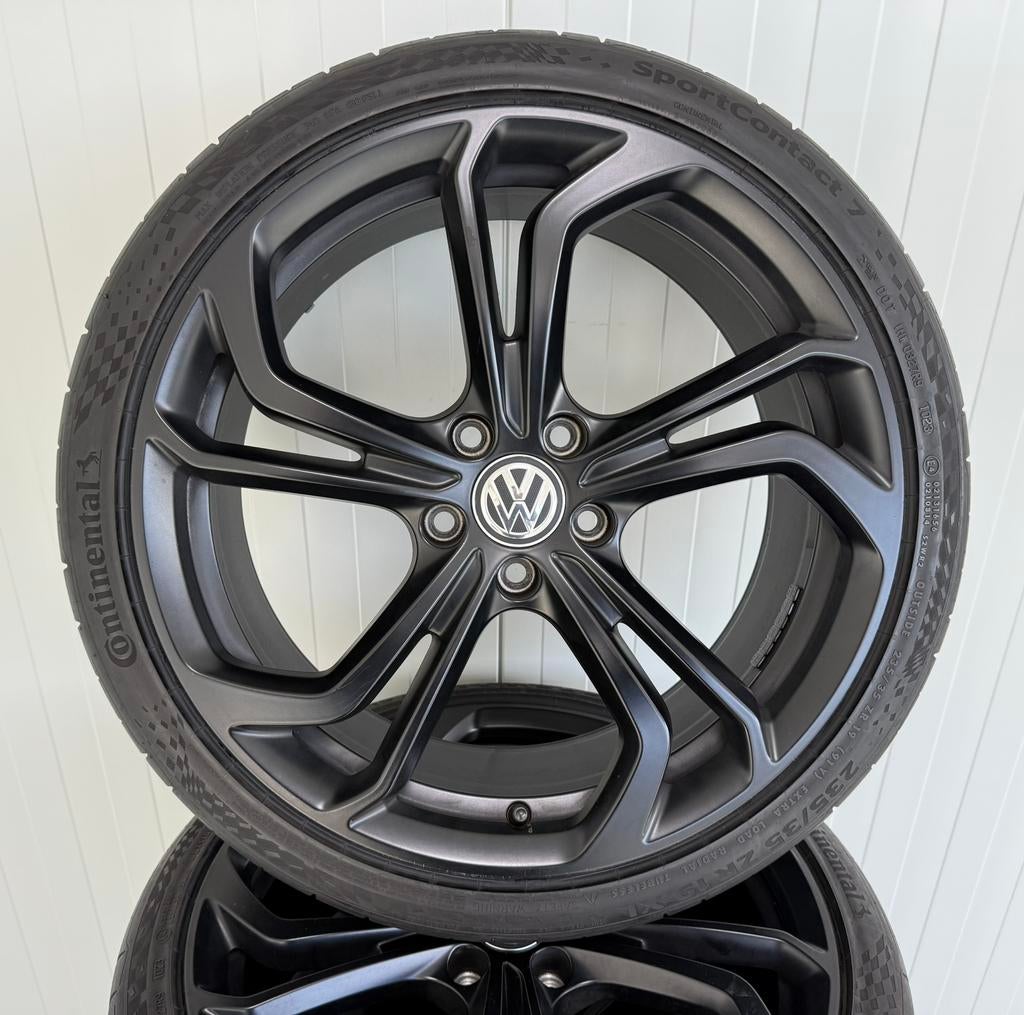 Originele Volkswagen Golf Reifnitz Velgen 19 Inch TCR VW, Gebruikt, -, -, Banden en Velgen