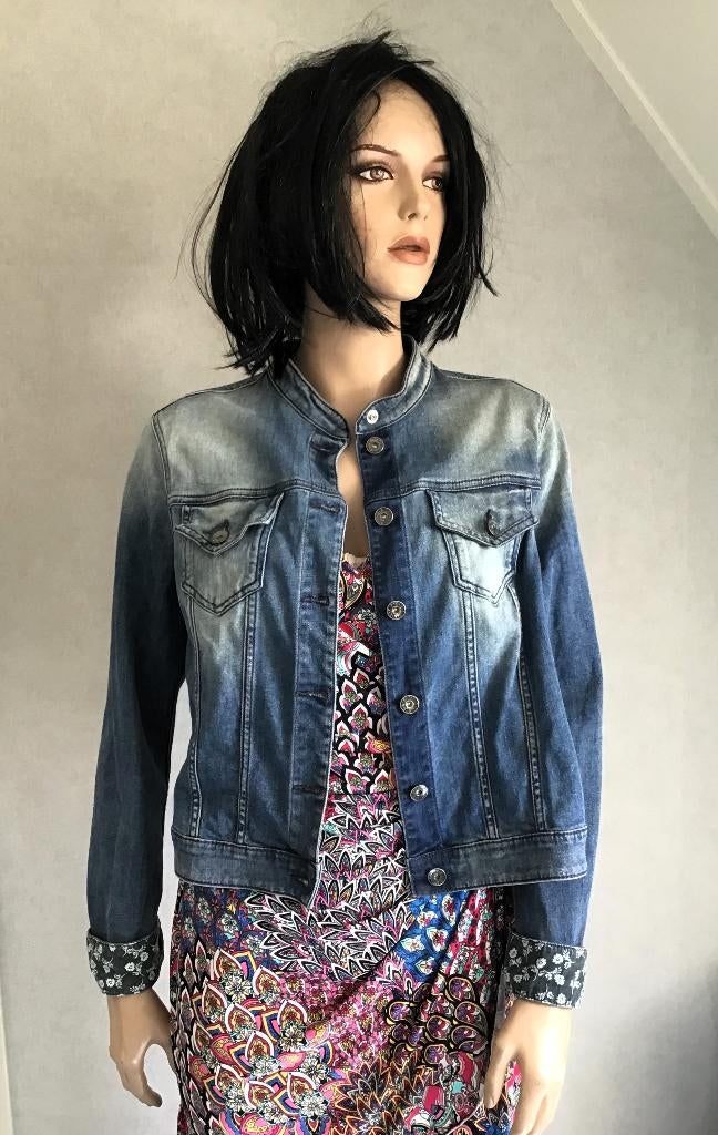 Spijkerjack Benetton Jeans, Maat 38/40 (M), Blauw, Benetton, Ophalen of Verzenden