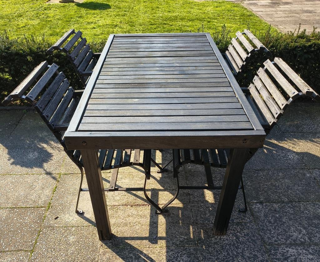 Brocante tuinset, Ophalen, Gebruikt