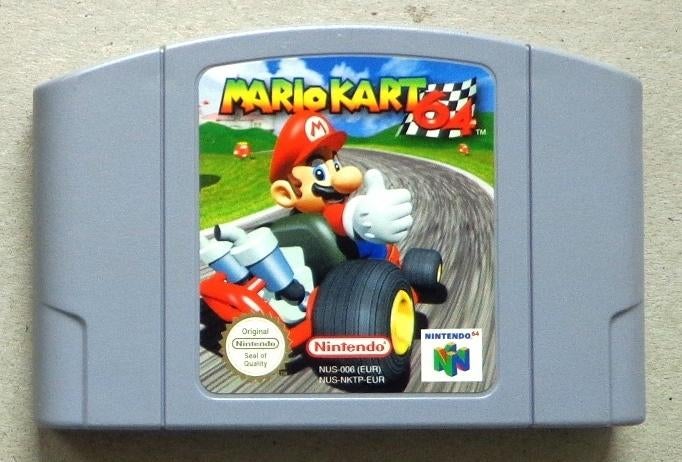 Mario Kart 64 voor de Nintendo 64, Gebruikt, Racen en Vliegen, Ophalen of Verzenden, 3 spelers of meer