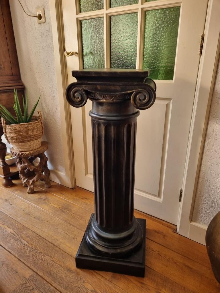 Yardwe Romeinse zuil vaas wit Griekse zuil decoratie vintage bloemenvaas staande zuil decoratieve zuil bloempot voor bruiloft middenstukken doop verjaardag tafeldecoratie landschap scène decoratie