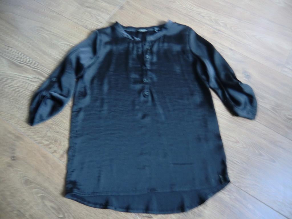 Zwarte blouse Silvercreek maat S, Maat 38/40 (M), Zwart, Ophalen of Verzenden, Gedragen