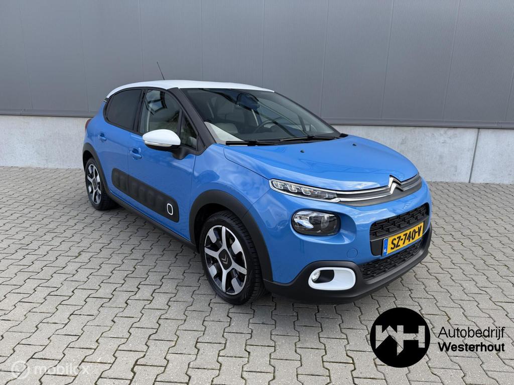 Citroen C3 1.2 PureTech S&S Shine 110PK|DASHCAM|1e EIGENAAR, Auto's, 1025 kg, 450 kg, Euro 6, 1199 cc