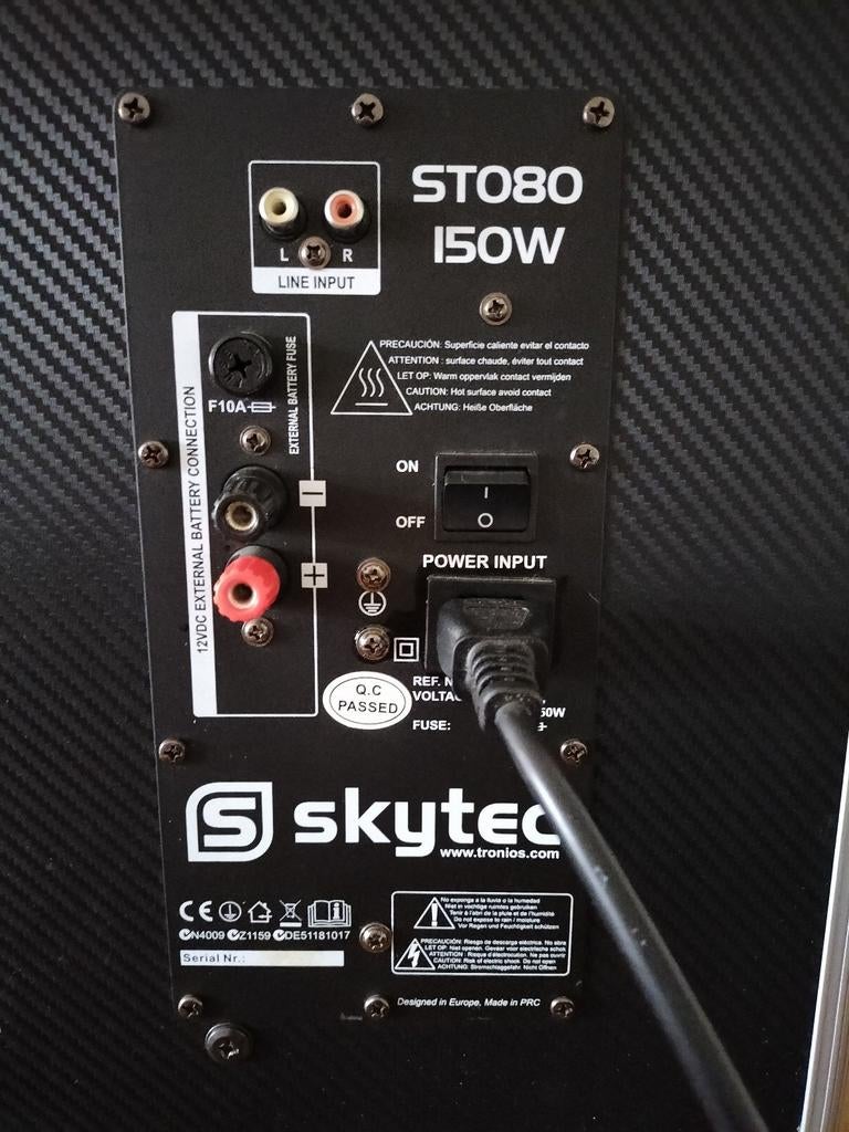 Skytec ST80 150W luidspreker, Ophalen, 120 watt of meer, Overige typen, Overige merken