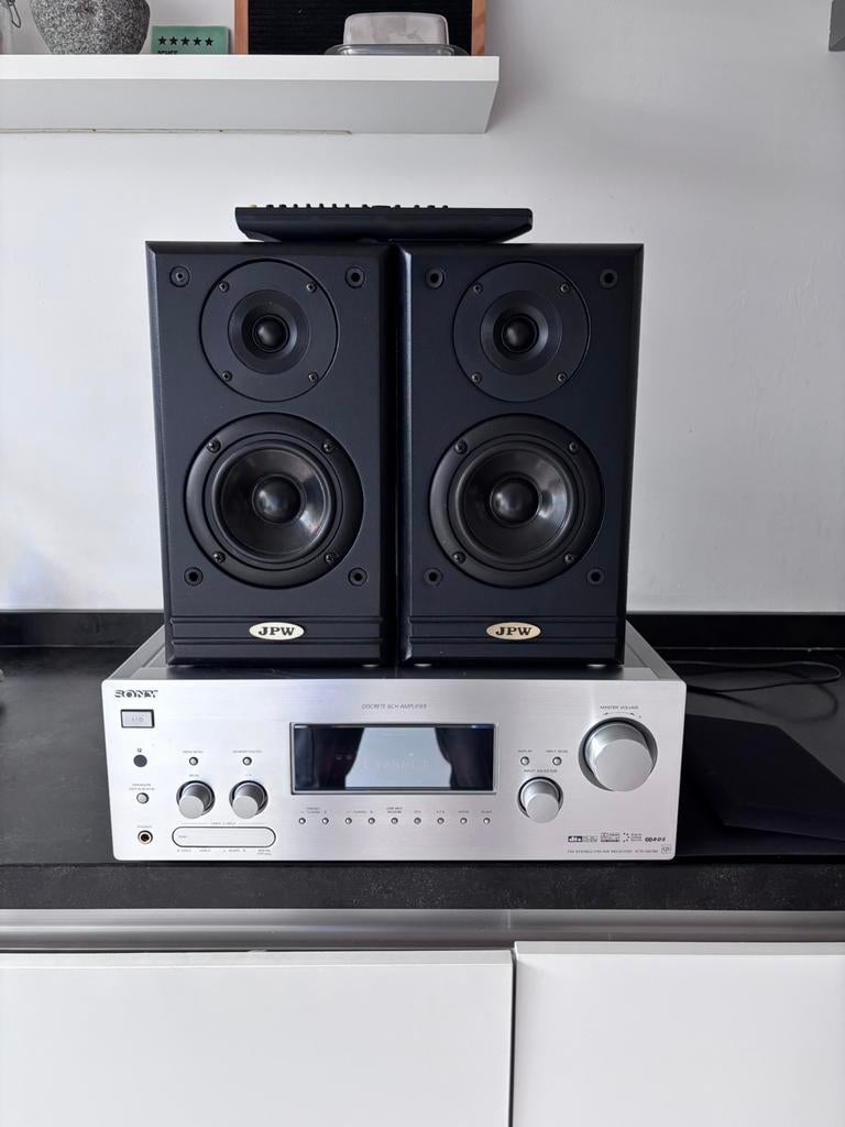 Sony STR-DB790 QS receiver & JPW ML310 stereo-set PHONO!, Ophalen, Zo goed als nieuw, Speakers, Overige merken