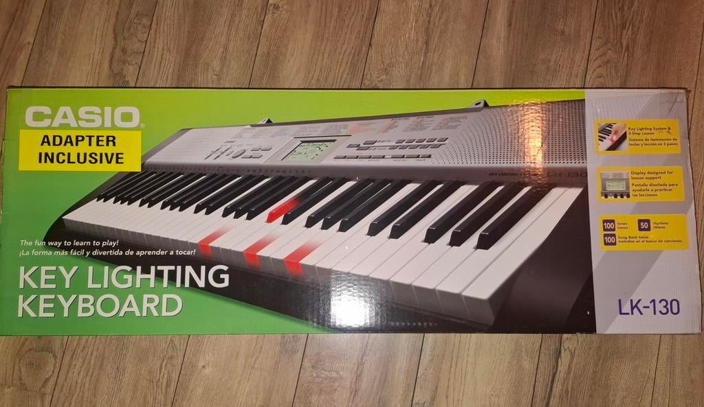 Casio LK-130 keyboard, Ophalen, Gebruikt, 61 toetsen, Casio
