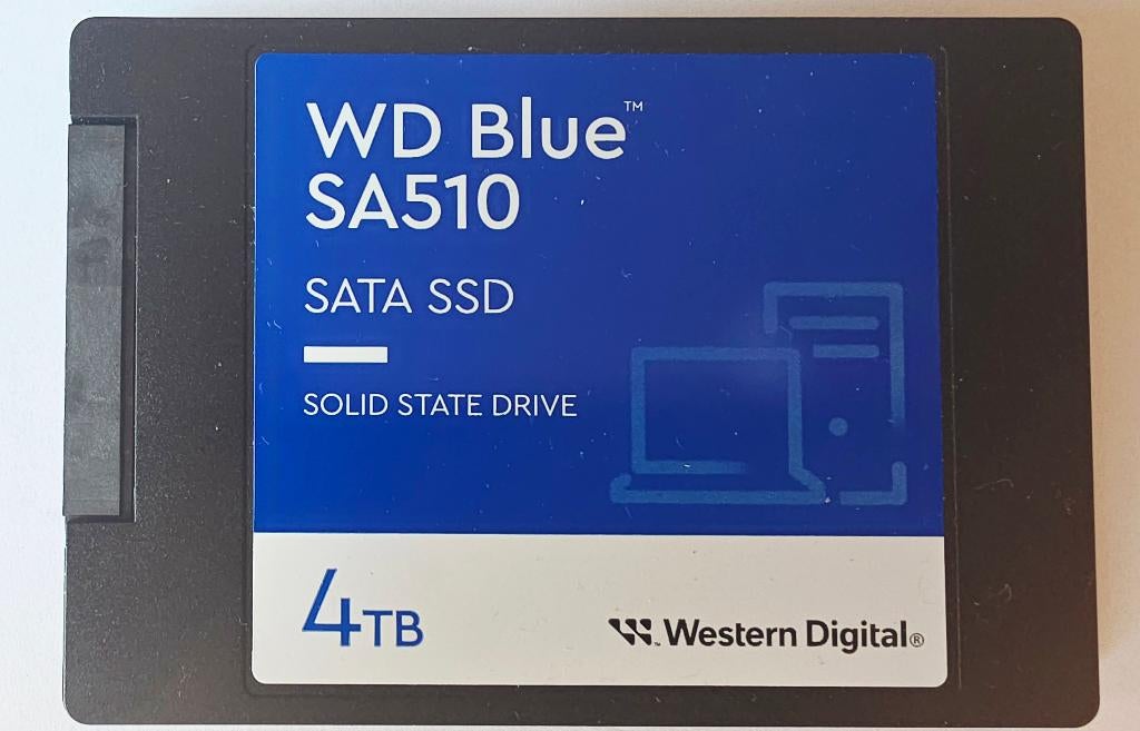 WD Blue SA510 SATA SSD 4TB, Computers en Software, Harde schijven, Intern, 8TB, Nieuw, Ophalen of Verzenden