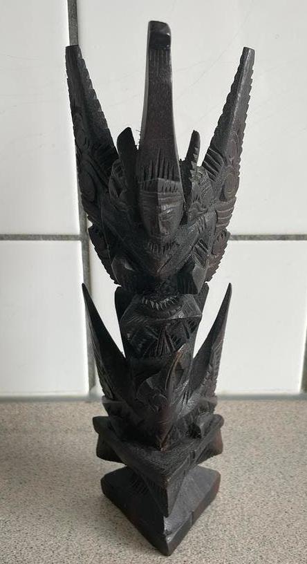 Prachtig houten Garuda beeld hout Indonesië hindoeiseme, Antiek en Kunst, Ophalen of Verzenden