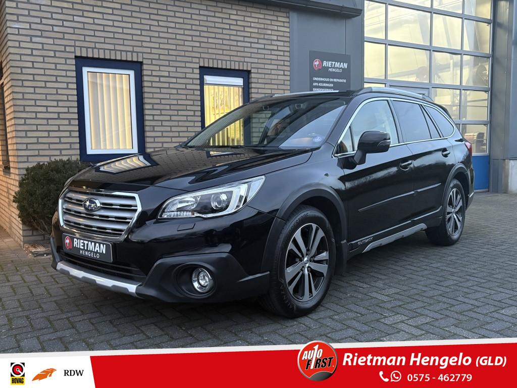 Subaru Outback 2.5i Premium MEMORY-CARPLAY-PANO-STOELVERWRMN, Gebruikt, Euro 6, 4 cilinders, Outback