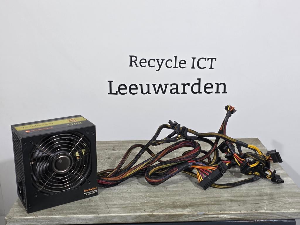 Thermaltake 750w max voeding psu power supply tp-750p, Ophalen of Verzenden, Gebruikt