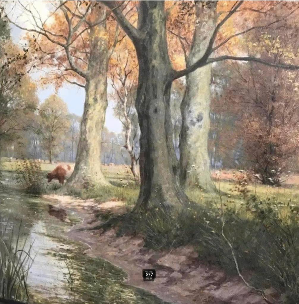 Schilderij van W.J.Alberts, Ophalen