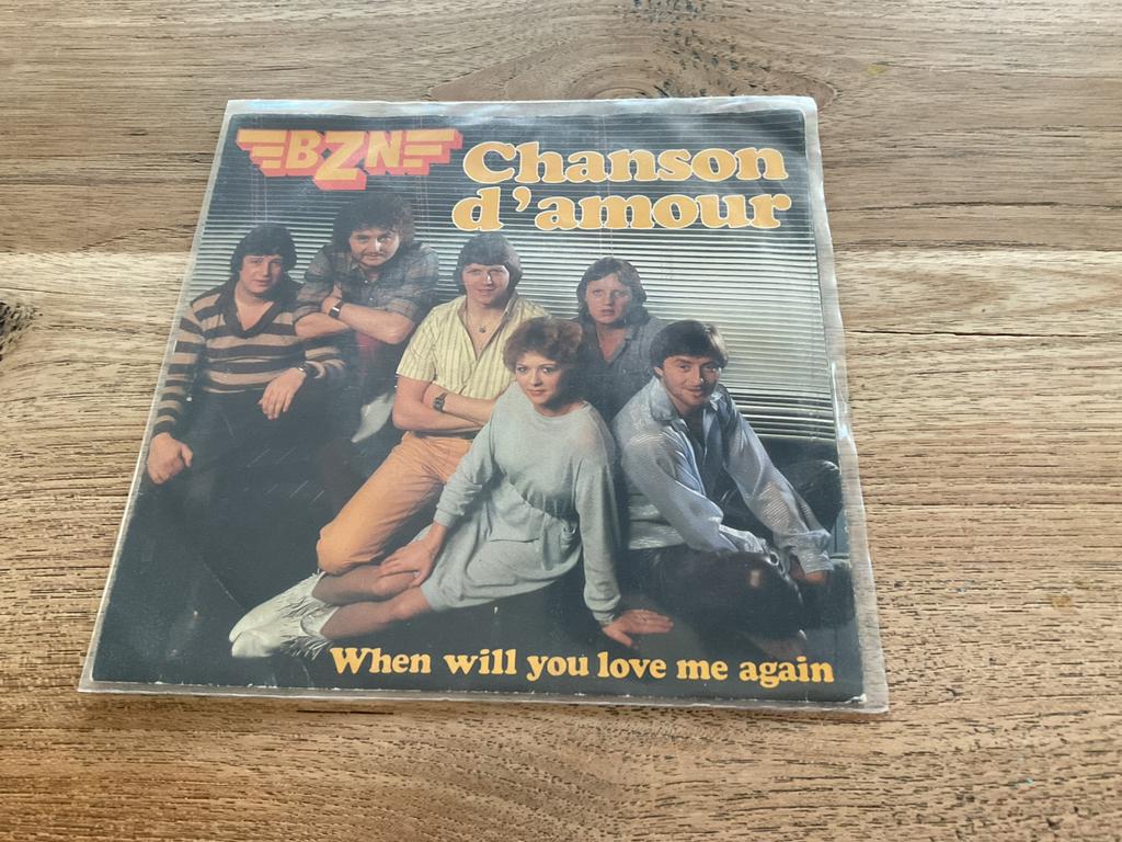 BZN, Chanson d’amour, Cd's en Dvd's, Vinyl Singles, Single, Pop, 7 inch, Ophalen of Verzenden