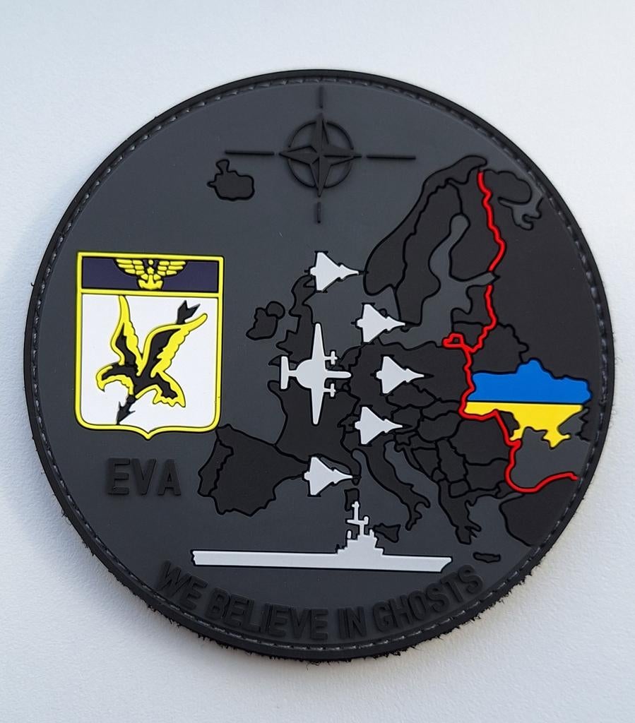 We Believe In Ghosts patch, Verzenden, Luchtmacht, Nederland, Embleem of Badge