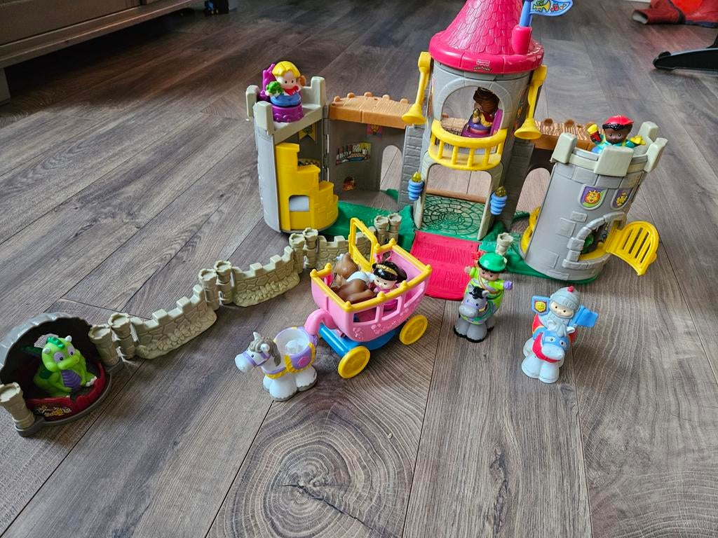 Fisher-Price Little People Ridder Kasteel Compleet, Ophalen of Verzenden