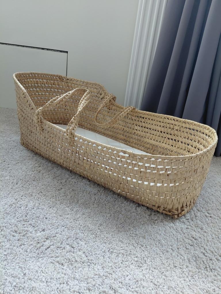 Rieten reiswieg, Kinderen en Baby's, Babywiegjes en Ledikanten, Ophalen, Wieg