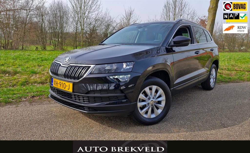 Skoda Karoq 1.0 TSI Clever Edition 116PK | Rijklaarprijs | C, Auto's, Voorwielaandrijving, Stof, Gebruikt, Adaptive Cruise Control