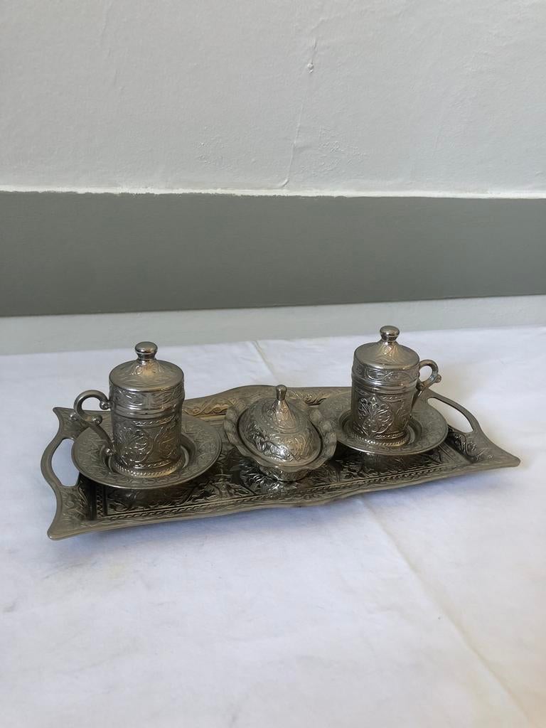 Traditionele Turkse koffieset, Ophalen of Verzenden