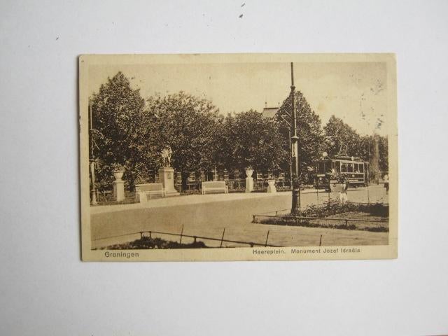 Ansichtkaarten Nederland, TC 4-4 Groningen, Heereplein 1935, Verzenden, 1920 tot 1940, Gelopen, Groningen