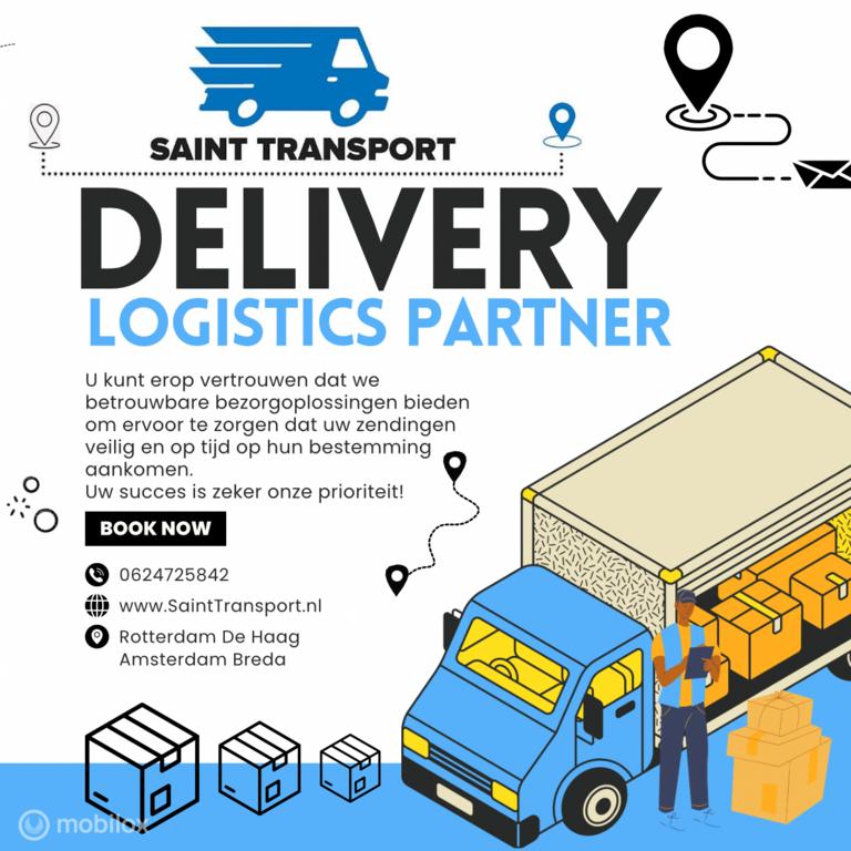 Bestelbus Huren Inc. Chauffeur Breda Etten- Leur Roosendaal