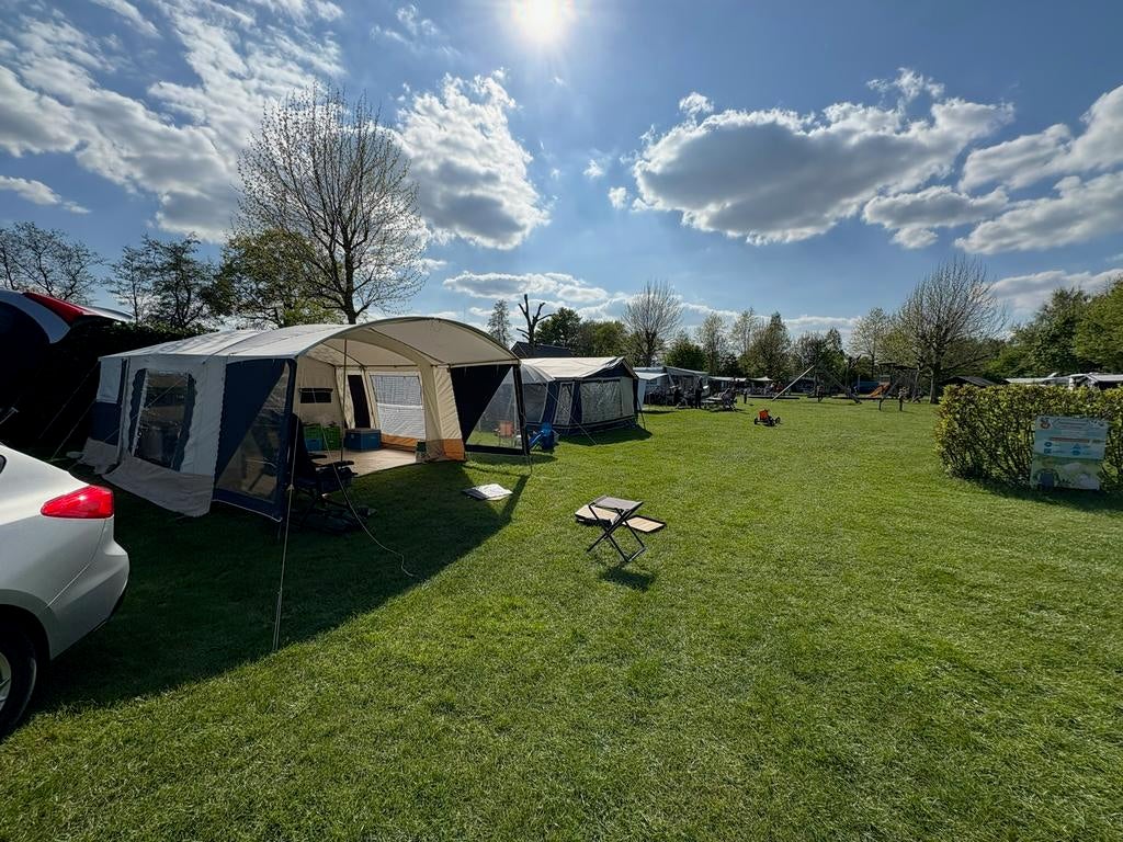 Trigano Galleon GL 2014, Caravans en Kamperen, Vouwwagens, Ophalen, Trigano, Beige, Aanwezig