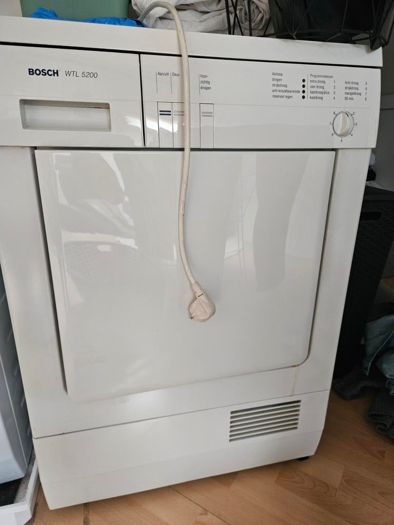 Bosch WTL 5200 Wasdroger - Werkt nog, deurtje sluit met zet, Witgoed en Apparatuur, Wasdrogers, Ophalen, Gebruikt, Luchtafvoer