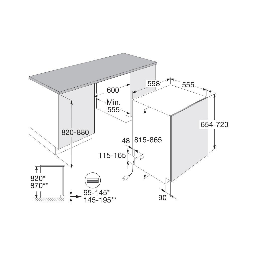 Pelgrim GVW200L (Vaatwasser) *Nieuw*, Minder dan 85 cm, Nieuw, Ophalen of Verzenden, Inbouw