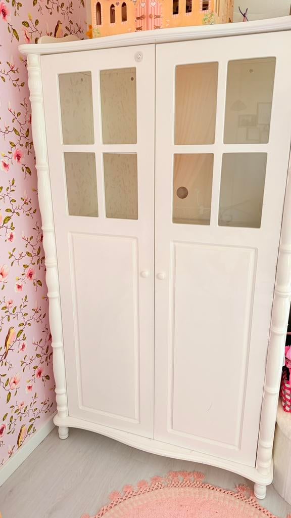 Massief houten kledingkast, Kinderen en Baby's, Kinderkamer | Commodes en Kasten, 50 tot 70 cm, 105 cm of meer, Ophalen of Verzenden