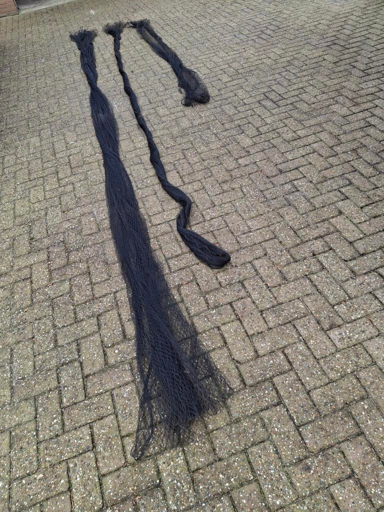 Vogelnet / aardbeiennetten, Ophalen