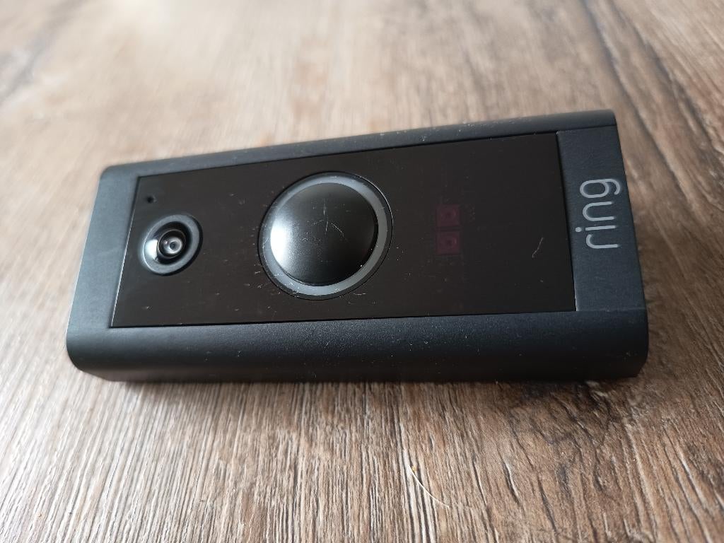 slimme deurbel met camera, merk RING, Ophalen of Verzenden, Bewegingsdetectiesensor, Zo goed als nieuw, Bedraad