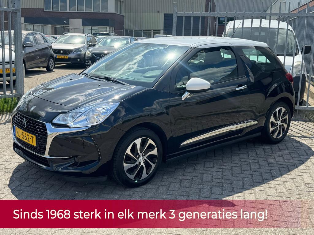 Citroen DS3 1.2 PureTech Chic 82PK! NL AUTO NAP! 2e eigenaar, Voorwielaandrijving, Stof, 1199 cc, 82 pk