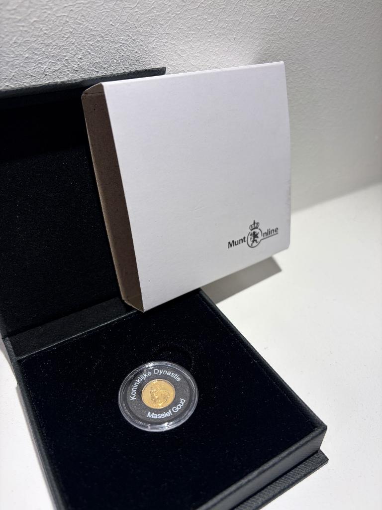 Massief gouden munt – Prinses Amalia – Koninklijke Dynastie, Vóór koninkrijk, Verzenden, Euro's, Goud