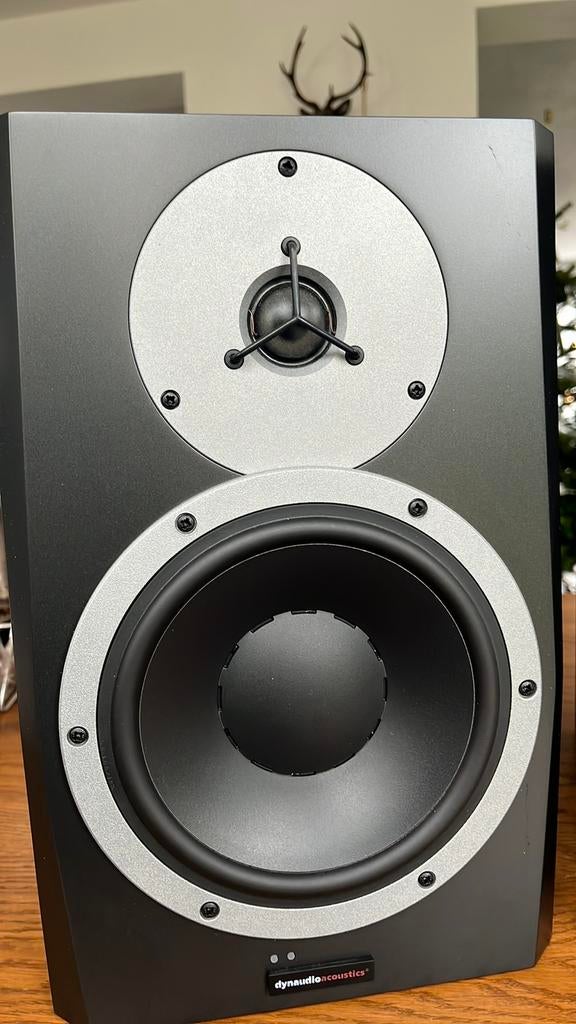 Dynaudio bm12a actieve studio luidsprekers, Zo goed als nieuw, 120 watt of meer, Front, Rear of Stereo speakers, Ophalen