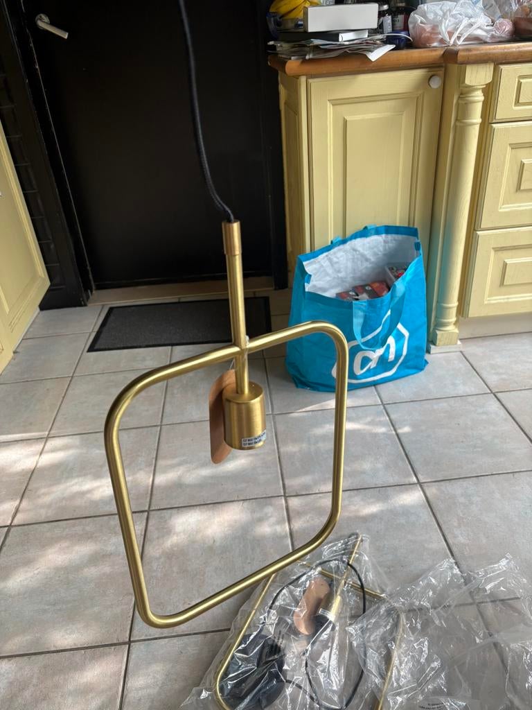 Dutch Bone Cubo hanglampen 2 stuks (nieuw), Ophalen of Verzenden, Nieuw, Minder dan 50 cm