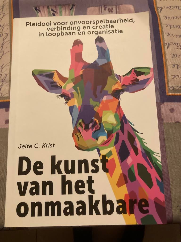 Jelte C. Krist - De kunst van het onmaakbare, Boeken, Ophalen, Zo goed als nieuw, Jelte C. Krist, Sociale wetenschap