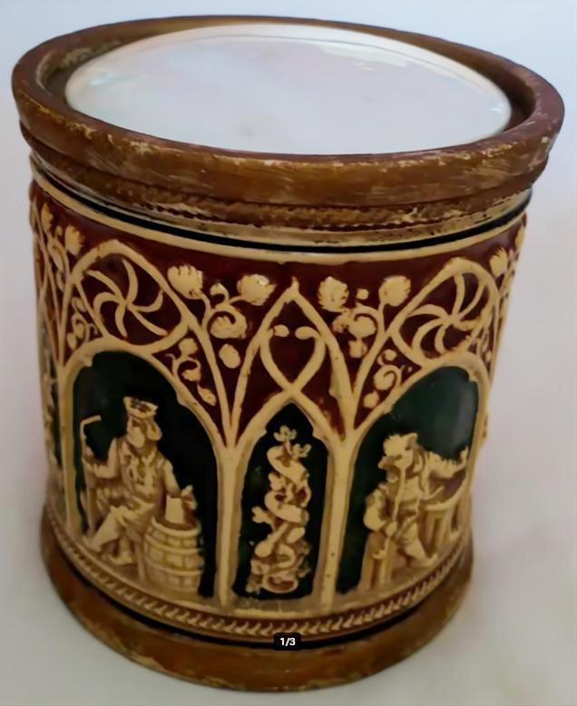 Tabakspot Westerwald 11 cm h1900/1920, Antiek en Kunst, Antiek | Keramiek en Aardewerk, Ophalen of Verzenden