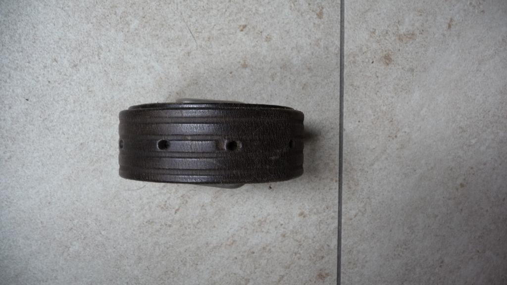 Leren riem - 110 cm VERA PELLA, Bruin, Zo goed als nieuw, Riem of Ceintuur, Echt leder