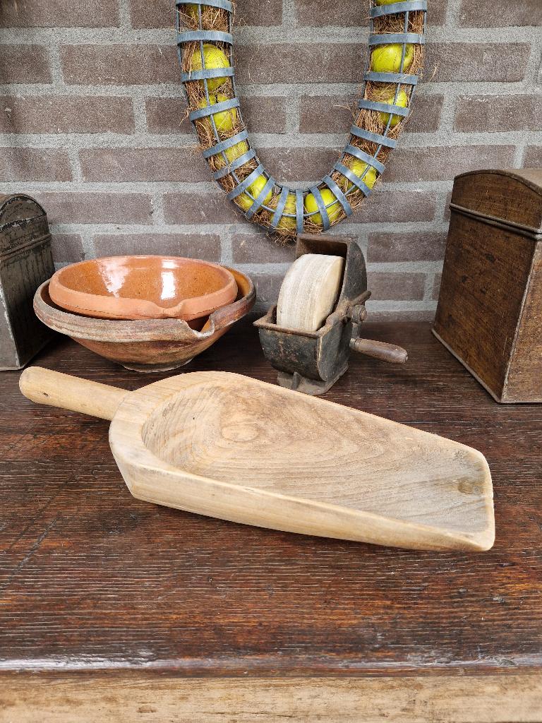 houten schep - meelschep, Ophalen of Verzenden