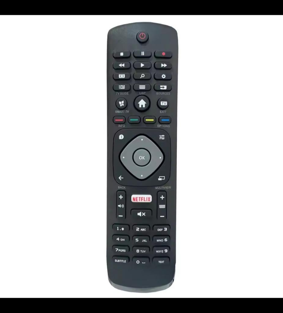 Nieuwe afstandsbediening voor Philips Smart TV met Netflix, Ophalen of Verzenden, Nieuw, Universeel, Tv