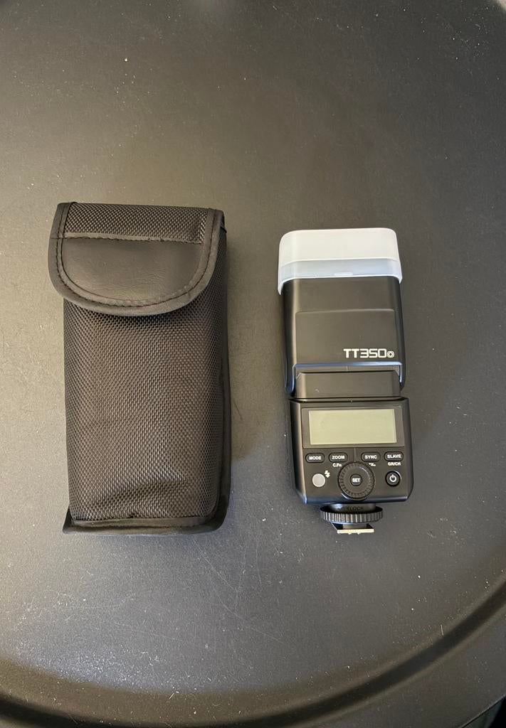 Godox TT350O Flitser Olympus/Panasonic + 2 jaar verzekering, Ophalen of Verzenden, Zo goed als nieuw, Overige merken