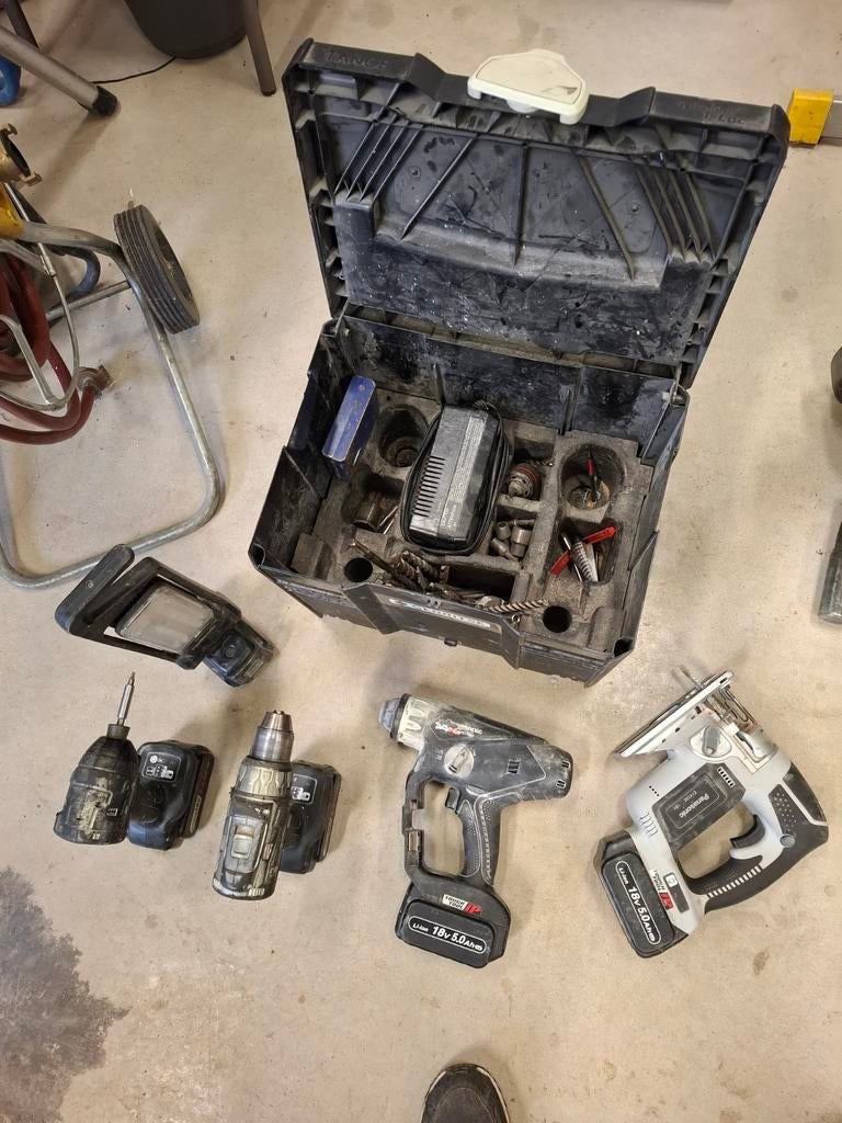 Mooie goed werkende panasonic set., Ophalen, Zo goed als nieuw, Boormachine, Variabele snelheid