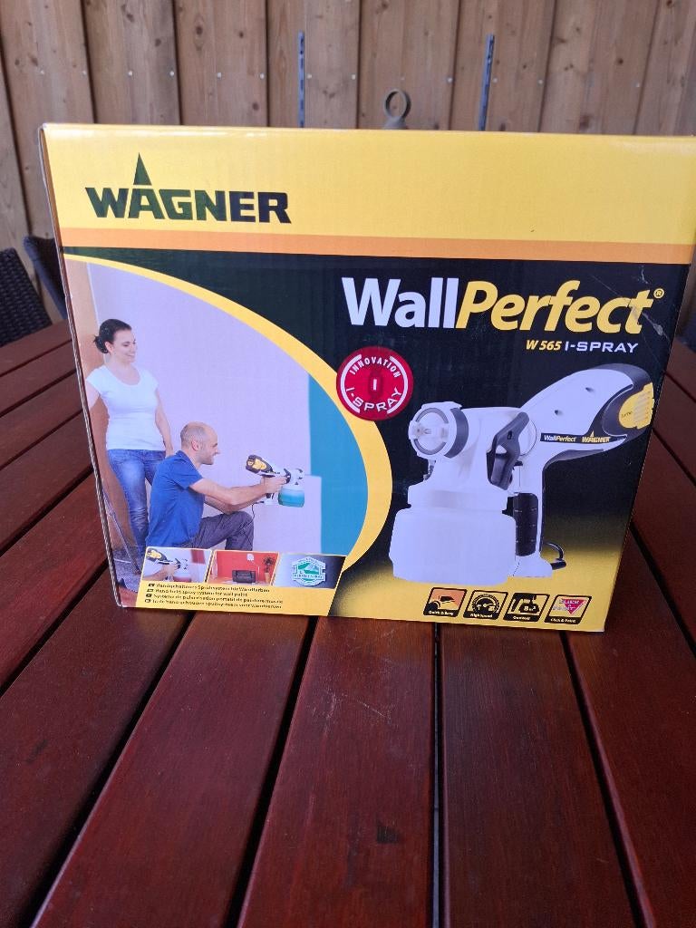 Muurverfspuit Wagner W 565, Ophalen of Verzenden, Zo goed als nieuw, Verfspuit of Verfpomp