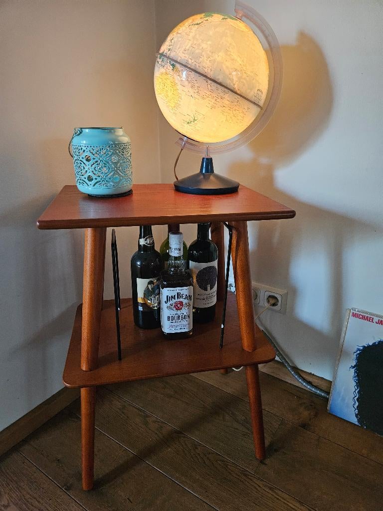 Platenspeler tafel, Huis en Inrichting, Ophalen, Zo goed als nieuw, 75 cm of meer, 60 cm of meer