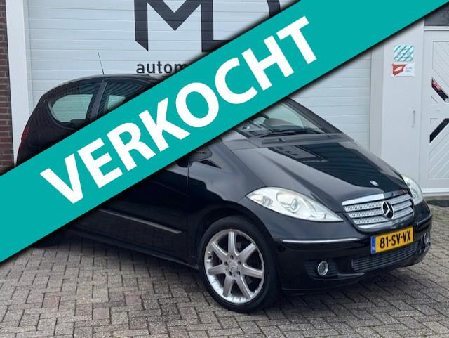 Mercedes-Benz A-klasse 150 Avantgarde - Automaat - NAP, Zwart, 400 kg, Leder en Stof, Bedrijf