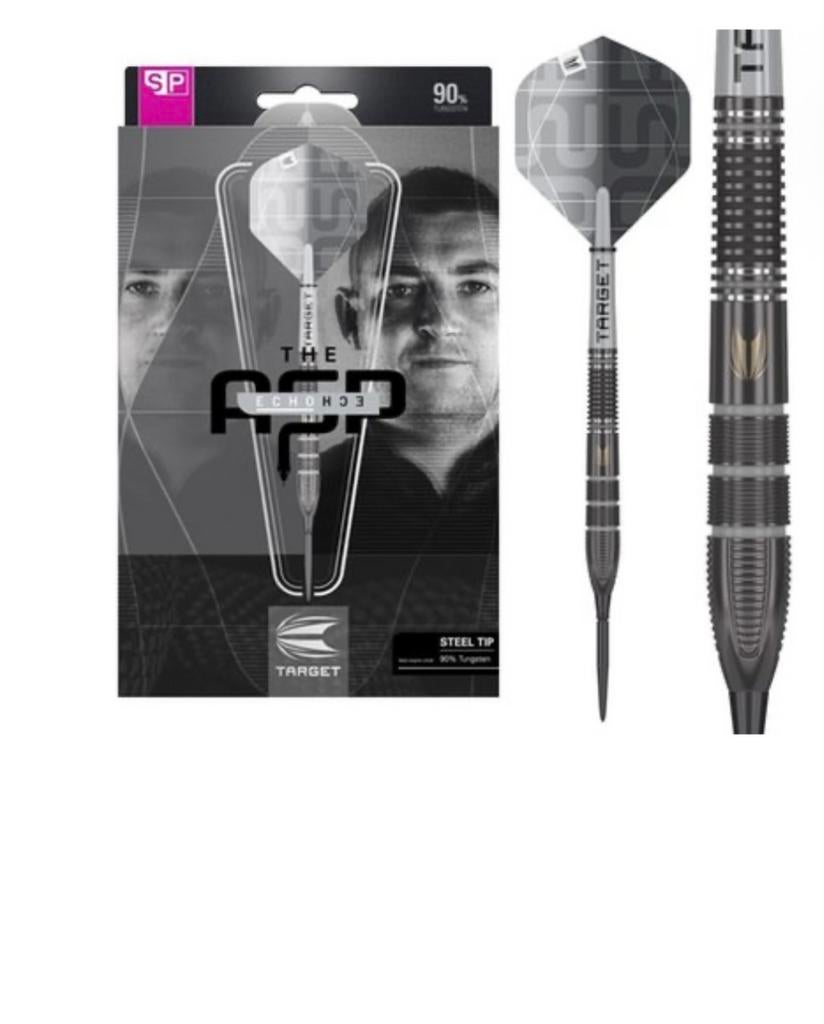 Target Nathan Aspinall x Echo Swiss Point 90% 24 Gram, Sport en Fitness, Darts, Verzenden, Zo goed als nieuw, Pijlen