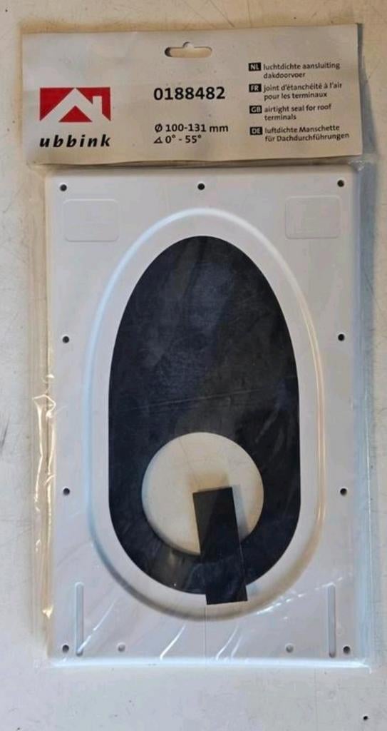 Ubbink Luchtdichte Aansluiting Dakdoorvoer Ø 100-131mm, Ophalen of Verzenden, Nieuw