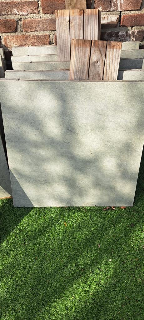 Keramische tegels 60x60x4,8 Moonstone Grey, Ophalen, 60 cm of meer, Nieuw, 10 m² of meer