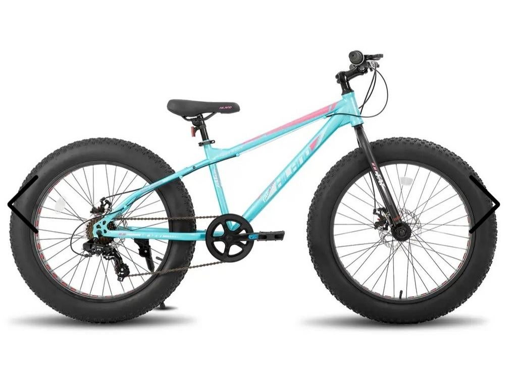 Nieuwe Hiland Fat Tire Bike 24 inch groen 7 Shimano versn., 20 tot 24 inch, Onbekend, Ophalen of Verzenden, Hiland Bikes